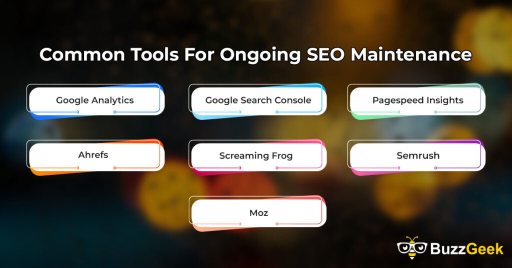Common Tools For Ongoing SEO Maintenance