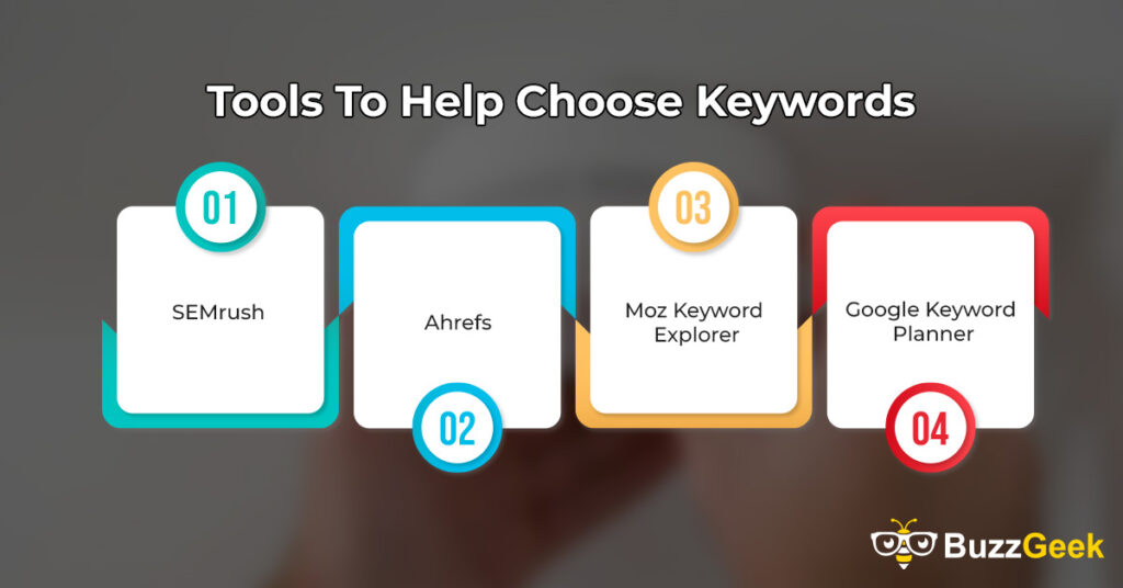 Tools To Help Choose Keywords